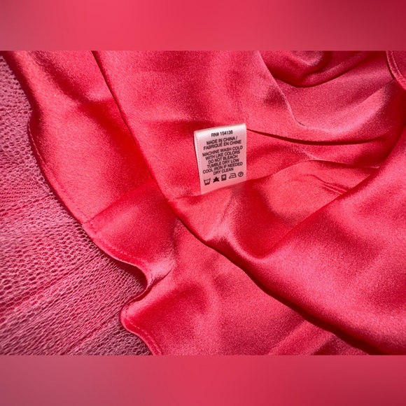 NEW STAUD Pink Landscape Bustier Cotton-Blend Mini dress sz 16 - Picture 8 of 9